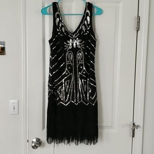 Babeyond black flapper dress